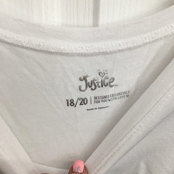 Justice s/l top size 18.nwt - Picture 3 of 3